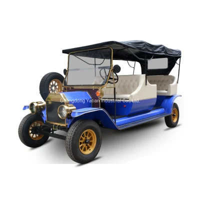 観光観光ビジネスのためのオールド アメリカン スタイルのゴルフ カート レトロな電気クラブ車のデザイン